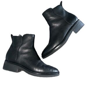 Cole Haan Black Leather Ankle Boots